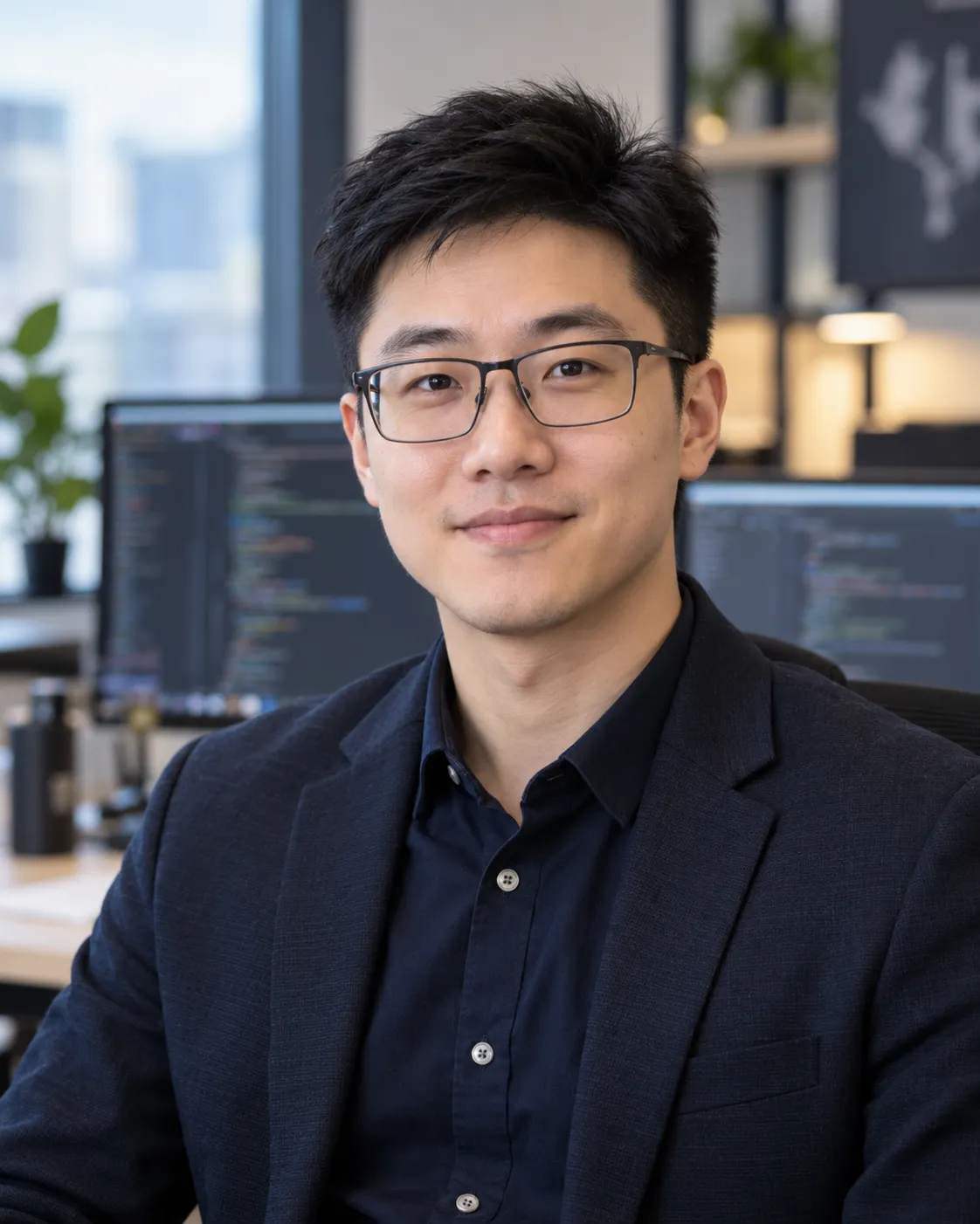 Portrait of Hao Wang